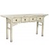 Consola entrada madera olmo crema cuatro cajones estilo oriental