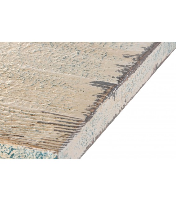 Consola entrada madera olmo crema cuatro cajones estilo oriental 4