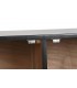 Aparador industrial madera de mango en negro con puertas talladas 7