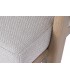Sillón comedor cómodo madera fresno y tela gris claro estilo Boho 5