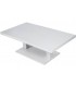 Mesa de centro exterior aluminio imitación madera rectangular 1