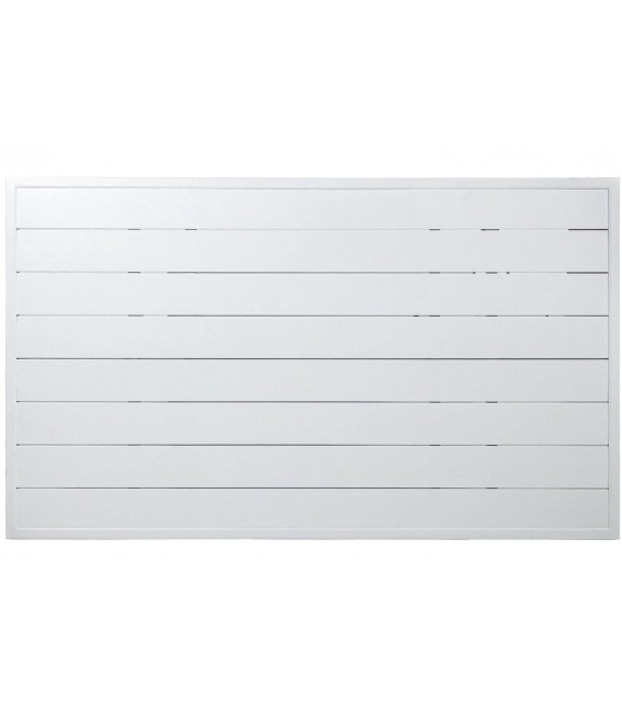 Mesa de centro exterior aluminio imitación madera rectangular 7