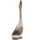 Figura decorativa ave madera reciclada blanca estilo boho 1