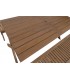 Conjunto exterior mesa y bancos madera teca estilo colonial 4