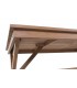 Conjunto exterior mesa y bancos madera teca estilo colonial 5