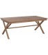 Conjunto exterior mesa y bancos madera teca estilo colonial 3