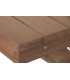 Conjunto exterior mesa y bancos madera teca estilo colonial 6