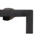 Mesa centro industrial madera olmo reciclado y hierro en negro 3