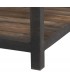 Mesa centro industrial madera olmo reciclado y hierro en negro 5