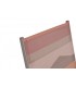 Tumbona exterior acero topo con textil multicolor reclinable 5