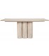 Mesa de centro madera de mango natural rectangular estilo boho 1