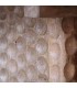 Mesa de comedor con forma ovalada de madera maciza estilo boho 5