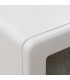 Taquillón blanco de 4 puertas con cristal estilo contemporáneo 3