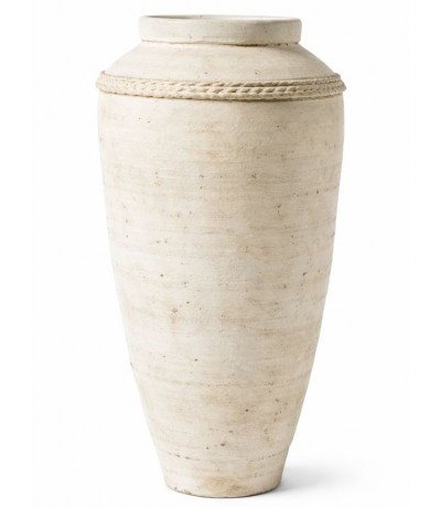 JARRÓN 55 Ø X 120 KEOLAN TERRACOTA EN COLOR CREMA