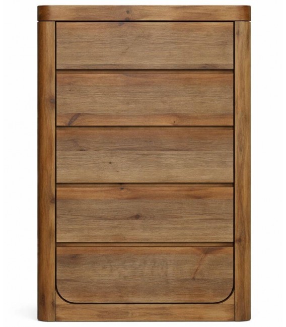 Sinfonier madera pino maciza reciclada 5 cajones estilo boho natural 1