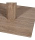 Mesa de centro exterior aluminio imitación madera estilo boho 7