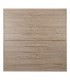 Mesa de centro exterior aluminio imitación madera estilo boho 3