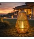 Lámpara sobremesa LED hierro negro estilo industrial decorativa mdmhogar