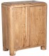 Taquillon madera acacia 2 puertas estilo boho natural artesanal