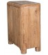 Taquillon madera acacia 2 puertas estilo boho natural artesanal 4