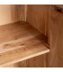 Taquillon madera acacia 2 puertas estilo boho natural artesanal 5