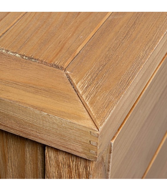 Sinfonier madera maciza pino cinco cajones estilo boho natural 4
