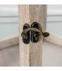 Set 3 faroles madera y metal estilo clásico decorativo artesanal 4