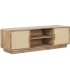 Mueble de TV madera mango y yute estilo boho natural elegante 1