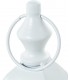 Set 2 faroles madera y metal blanco estilo ibicenco decorativo 2