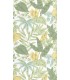 Papel pintado vinilico tropical verde y amarillo estilo colonial 1