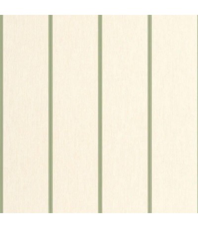 Papel pintado vinilico rayas beige y verde estilo moderno lavable