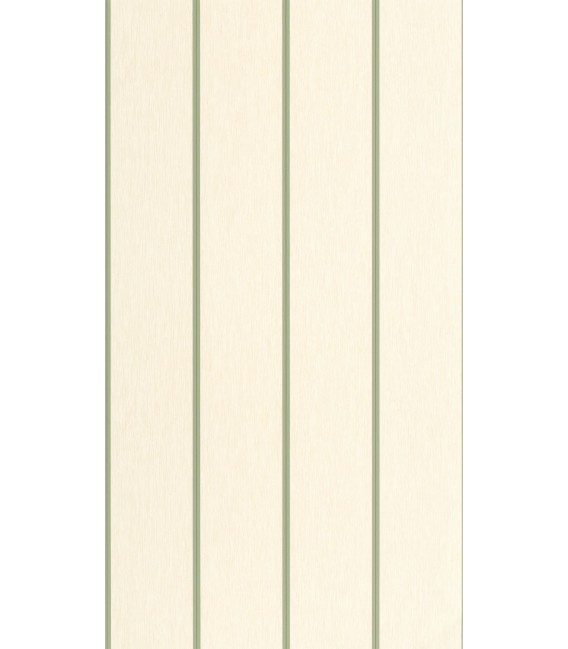 Papel pintado vinilico rayas beige y verde estilo moderno lavable Mdmhogar