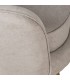 Sofá 2 plazas beige pequeño con patas doradas estilo art deco 4