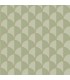 Papel pintado geométrico art decó verde dorado metalizado