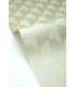 Papel pintado geométrico art decó verde dorado metalizado 2