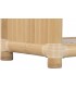 Consola bambú y ratán de tres cajones estilo oriental natural 4