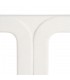 Consola ibicenca en blanco con diseño curvo madera DM elegante 3