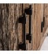 Aparador estilo boho madera mango seis puertas almacenaje grande 3