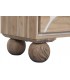 Mueble de TV madera acacia natural blanco boho chic artesanal 4