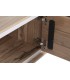 Mueble de TV madera acacia natural blanco boho chic artesanal 5