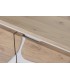 Mueble de TV madera acacia natural blanco boho chic artesanal 6