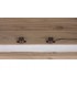 Mueble de TV madera acacia natural blanco boho chic artesanal 7
