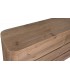 Cómoda madera reciclada nogal seis cajones estilo boho natural 4