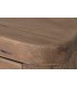 Cómoda madera reciclada nogal seis cajones estilo boho natural 5