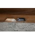 Mueble TV madera maciza gris étnico con seis puertas artesanal 8