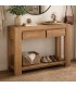 Consola entrada teca reciclada madera natural estilo boho mdmhogar