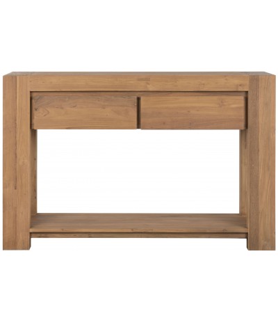 Consola entrada teca reciclada madera natural estilo boho 1
