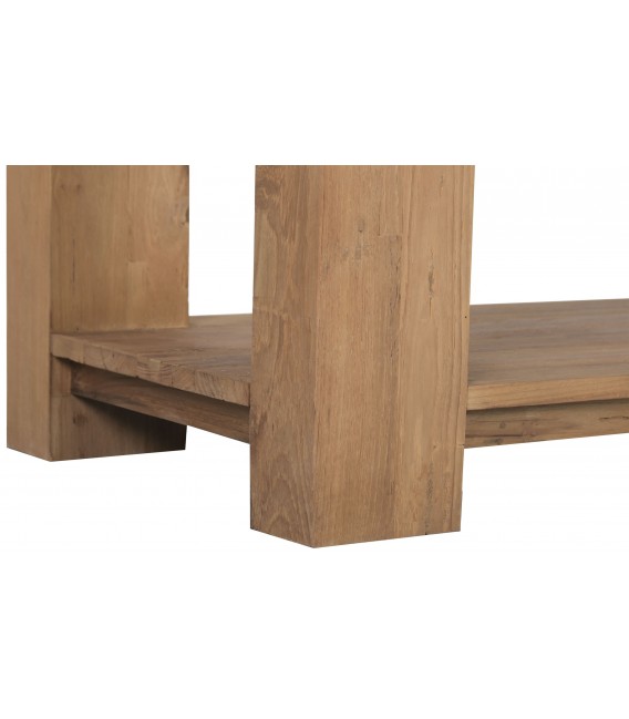 Consola entrada teca reciclada madera natural estilo boho 2