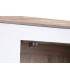 Armario alacena estilo boho de madera maciza de acacia natural 7