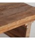 Mesa de centro rectangular de madera de teca maciza reciclada 3